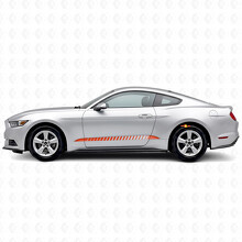 Strobe Stripes Lower Side Vinyl Decal Kit for Musclecar Musclecarmodel 2015-2020_4
