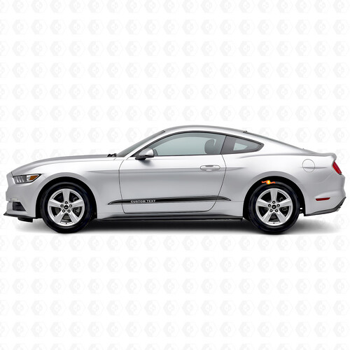 Custom Outline Stripes Lower Side Vinyl Decal Kit for Musclecar Musclecarmodel 2015-2020