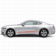 Custom Outline Stripes Lower Side Vinyl Decal Kit for Musclecar Musclecarmodel 2015-2020_4