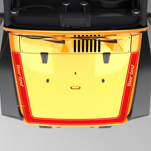 Perimeter Hood Stripe Vinyl Decal Sticker for Jeep Wrangler Rubicon_3