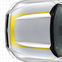Stripe with Outside Contour Hood Vinyl Decal for Musclecar Musclecarmodel 2015-2020_5
