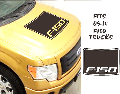 Blackout Style Hood Vinyl Decal for Musclecar truck 2009-2014