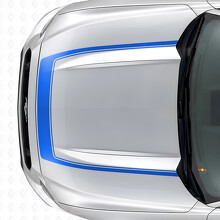 Stripe with Inside Contour Hood Vinyl Decal for Musclecar Musclecarmodel 2015-2020_2