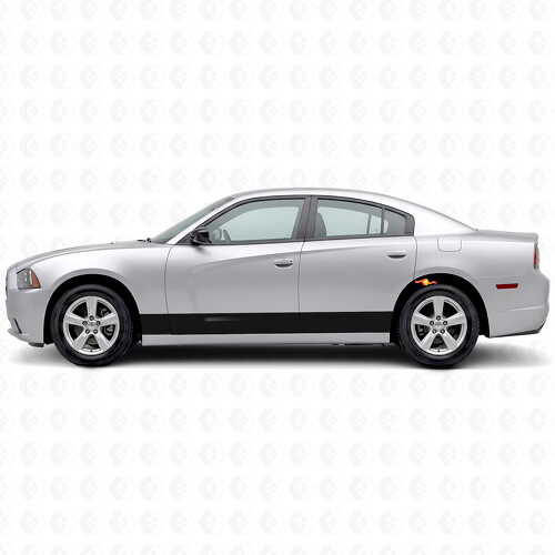 Accent Stripes Rocker Panel Vinyl Decal Sticker for Dodge Charger 2006-2010_1