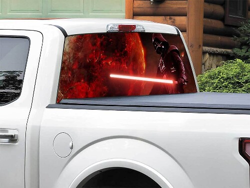 Darth Vader Rear Window Vinyl Decal for Pick-up Truck SUV 