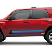 Heritage Retro Rocker Panel Stripes Mountains Decal Sticker for Toyota 4Runner
 2