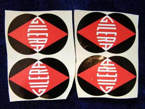 Gilera 4x decals stickers