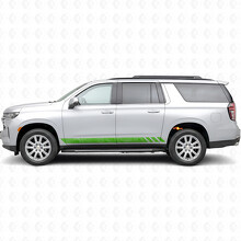 Topographic Band Door & Rocker Panel Vinyl Stripes for Chevrolet Suburban T1XX 2021-2024_6
