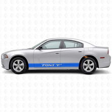 Custom Accent Stripes Side Vinyl Decal Sticker for Dodge Charger 2006-2010_2