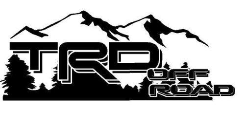 2 -TRD OFF ROAD Mountain OFF ROAD EDITION Decal - Vinyl decal Outdoor vinyl
