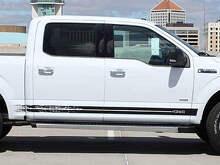 Dégradé Autocollants Vinyle en Bande Latérale pour Ford F-150 2015-2020 2