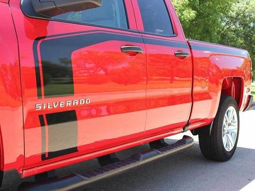 Chevy Colorado bed side Graphic decals stickers fits models 2016-2018