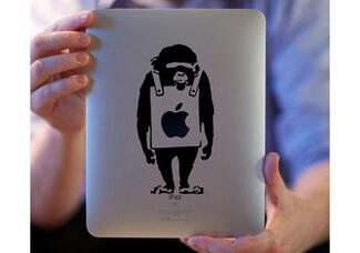 Monkey iPad Decal Sticker
