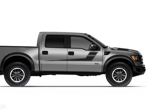 Ford Raptor Truck F-150 Side Rally Stripe Graphic decals stickers fits models 2010-2014