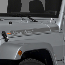 Lettering Stripes Side Hood Vinyl Sticker Decal For Jeep Renegade_2