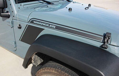 Jeep Wrangler Vinyl Graphics Stripes Bed Side Stickers Decals Rundown 2007-2017

