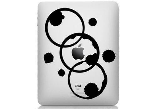 Coffee Rings IPad Decal Sticker
