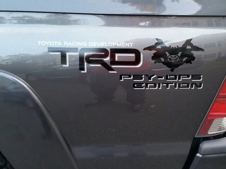 Toyota Racing Development TRD PSY-OPS 4X4 bed side Graphic decals stickers