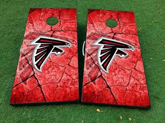 Atlanta Falcons football Cornhole Board Game Decal VINYL WRAPS with LAMINATED