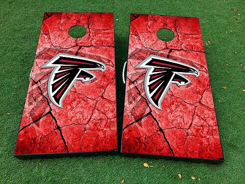 Atlanta Falcons football Cornhole Board Game Sticker Decal VINYL WRAPS with LAMINATED 2