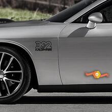  Mopar Style Side Vinyl Decals for Dodge Challenger_2