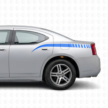 Stinger Style Strobe Stripes Side Vinyl Decal Sticker for Dodge Charger 2006-2010_2