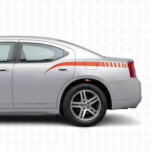 Stinger Style Strobe Stripes Side Vinyl Decal Sticker for Dodge Charger 2006-2010_4