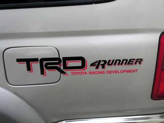 Toyota Racing Development TRD 4Runner bed side graphic decals stickers