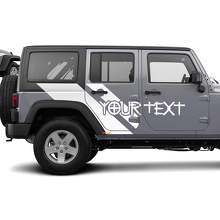 Side Swipe Graphics Vinyl Stickers Decals for Jeep Wrangler 2