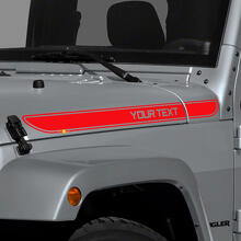  Hood Vinyl Decal Sticker for Jeep Wrangler 2