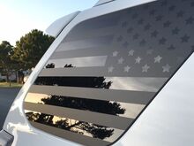 2 American Flag decals for toyota 4runner vinyl decal 3