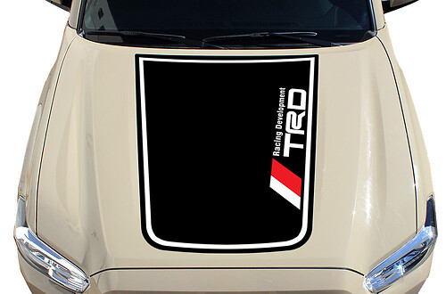 TRD Style Wrap Hood Vinyl Decal Sticker for Toyota Tacoma 2016-2017