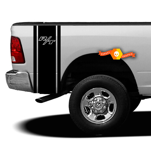 Dodge Ram R/T 1500 Hemi Truck Bed Side vinyl decal sticker SRT 8 decal kit  for Dodge Pickup