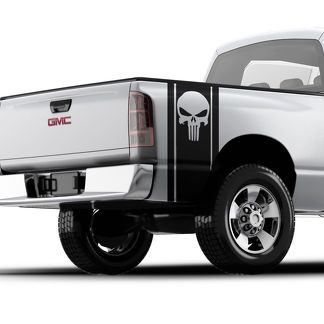 Punisher Skull Pickup Truck Bed Band Fits all GMC , FORD , RAM , Chevrolet truck