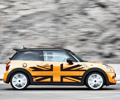 British Flag Side Vinyl Decal Sticker for MINI Cooper