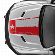 Distressed Texas Flag Hood Vinyl Decal for Dodge Ram 2015–2017_4