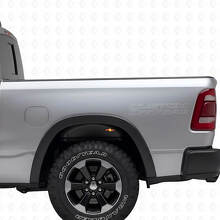 Custom Off Road Outline Lettering Bed Side Vinyl Decal Kit for Dodge Ram _5