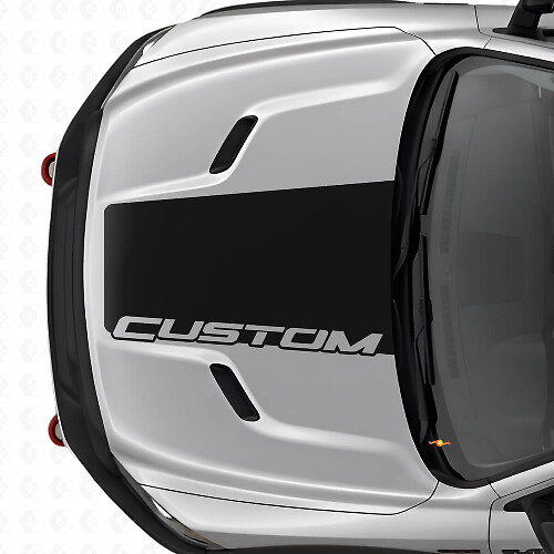 Custom Wide Hood Stripe Vinyl Decal for Dodge Ram 2015–2017