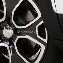 Wheels Rims Vinyl Decal Sticker Graphic for Jeep Renegade 2