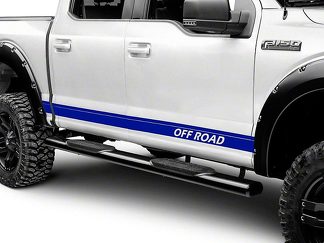 Rocker Stripes w/ Off Road Lettering decal