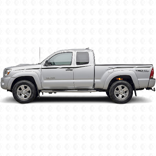 TRD Off Road Side Stripes Vinyl Decal Kit for Toyota Tundra 2007-2013 