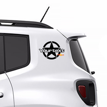 Military Star Rear Side Graphic Vinyl Decal Stickers for Jeep Renegade 3