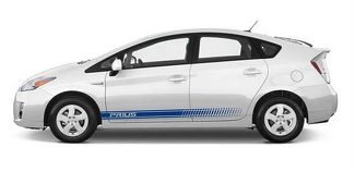 Toyota Prius lower panel door stripes vinyl graphics and decals kits 2013  - 2020  - Prius Stripes