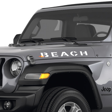 Hood side Beach decals Stickers for Jeep Wrangler 2