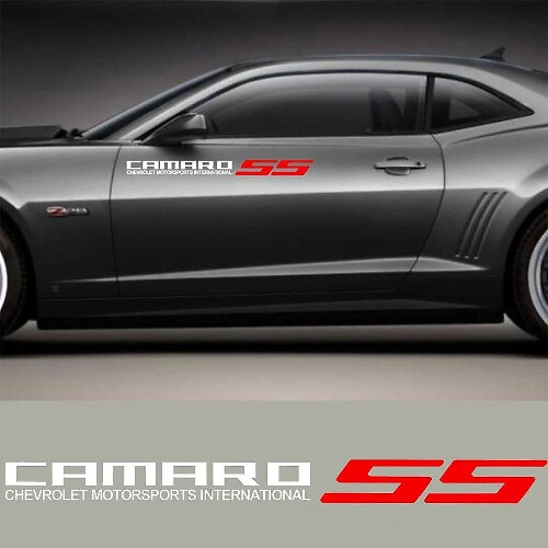 Camaro SS Lettering Door Vinyl Decal Sticker for Chevrolet Camaro