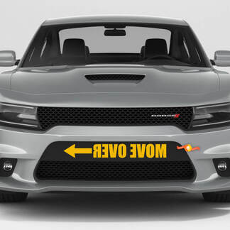 Dodge Charger Daytona MOVE OVER Decal Sticker
