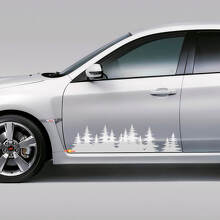 Forest Side Door Vinyl Decal Set for Suba WRX STI and Forester_2