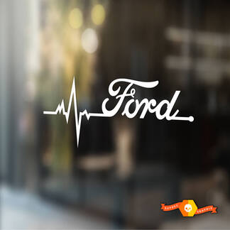 Ford is in my Blood window sticker decals graphic