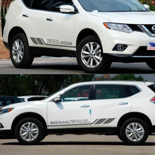 Branded Side Stripes Vinyl Decals Kit for Nissan X-Trail