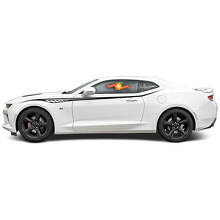 Custom Tribal Side Stripes Vinyl Decal Kit for Chevrolet Camaro 2016-2017_2